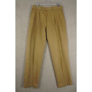 Callaway Golf Pants Mens 33x34 Pro Spin Pleated Nordstrom Tan Khaki Pima Cotton